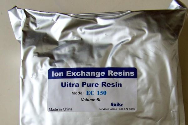 人們常說的拋光樹脂一般用於超純水處理係統末端，來保證係統出水水質能夠維持用水標準。一般出水水質都能達到18兆歐以上，以及對TOC、SIO2都有一定的控製能力。